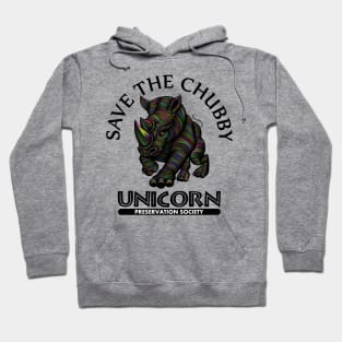 Save the Chubby Unicorn Preservation Society Hoodie